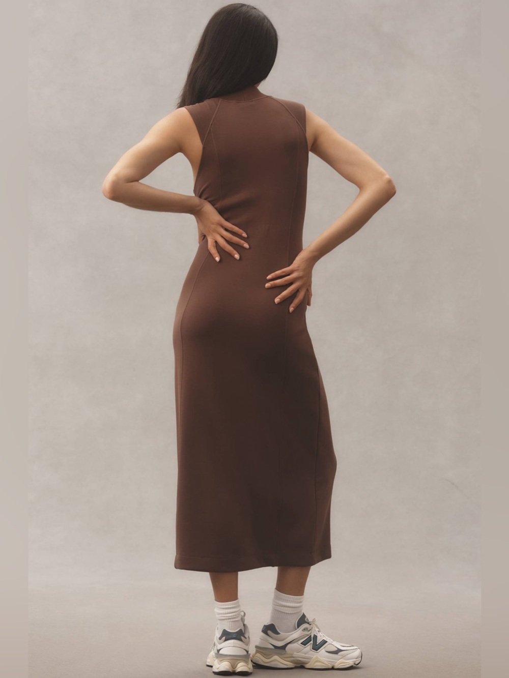 Varley Erin Mock Neck Dress - Picture 3 of 8
